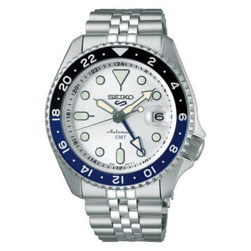 Seiko - 5 Sport GMT SKX Dial Silver Automatico - SSK033K1 -, Handtassen en Accessoires, Horloges | Heren, Nieuw