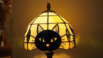Tiffany - Tafellamp - Glas-in-lood