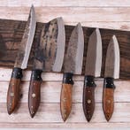 Keukenmes - Chefs knife - Hoge kwaliteit staal, hout en met