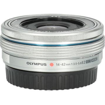 Olympus M.Zuiko Digital ED 14-42mm f/3.5-5.6 EZ - Zilver, Ophalen of Verzenden, Gebruikt, Overige typen, Zoom
