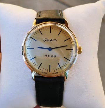 Glashütte - Classic - Sans prix de réserve - Homme -, Handtassen en Accessoires, Horloges | Heren, Nieuw