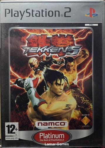Tekken 5 platinum (ps2 used game), Games en Spelcomputers, Games | Sony PlayStation 2, Ophalen of Verzenden, Nieuw
