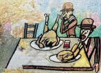 Antonio Segui (1934) - Lile de linsomnie - Sérigraphie