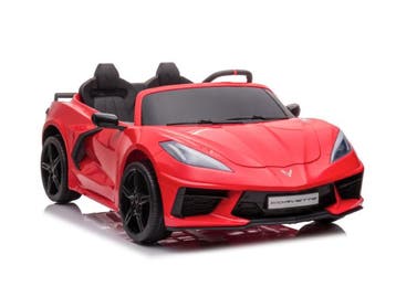 Corvette Stingray, 24 volt 2-persoons elektrische kinderauto, Ophalen of Verzenden, Nieuw, Afstandsbediening