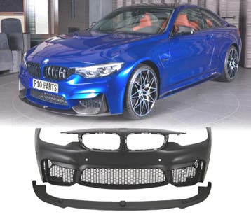 PARE-CHOCS AVANT BMW F32 F33 F36 LOOK M4 PDC + LÈVRE DE SPOI, Verzenden