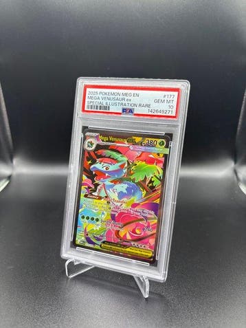 Pokémon - 1 Graded card - Mega Venusaur 177 Mega Evolution, Nieuw