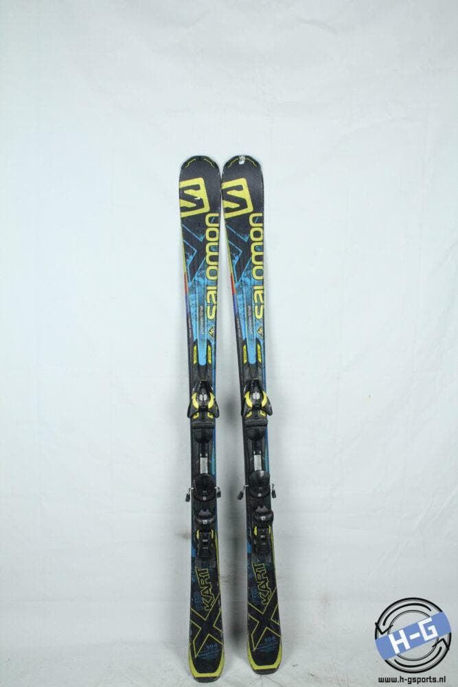 Refurbished - Ski - Salomon X Kart Powerline Blue - 154, Sports & Fitness, Ski & Ski de fond, Enlèvement ou Envoi