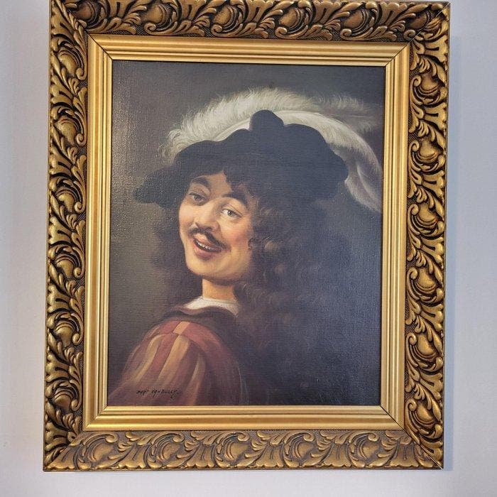 Bert van Bulck (1915-1988) - Portrait in the Manner of, Antiek en Kunst, Kunst | Schilderijen | Klassiek