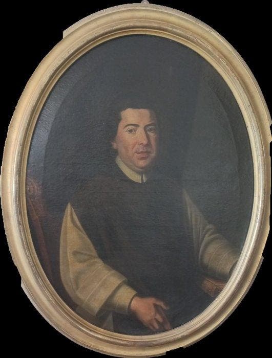 Italiaanse school (XVIII) - Personaggio nobile, Antiek en Kunst, Kunst | Schilderijen | Klassiek