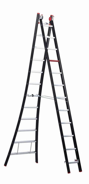 Altrex 2-delige reformladder Nevada 2×12 sporten, Nieuw, Ophalen of Verzenden, Ladder, Opvouwbaar of Inschuifbaar