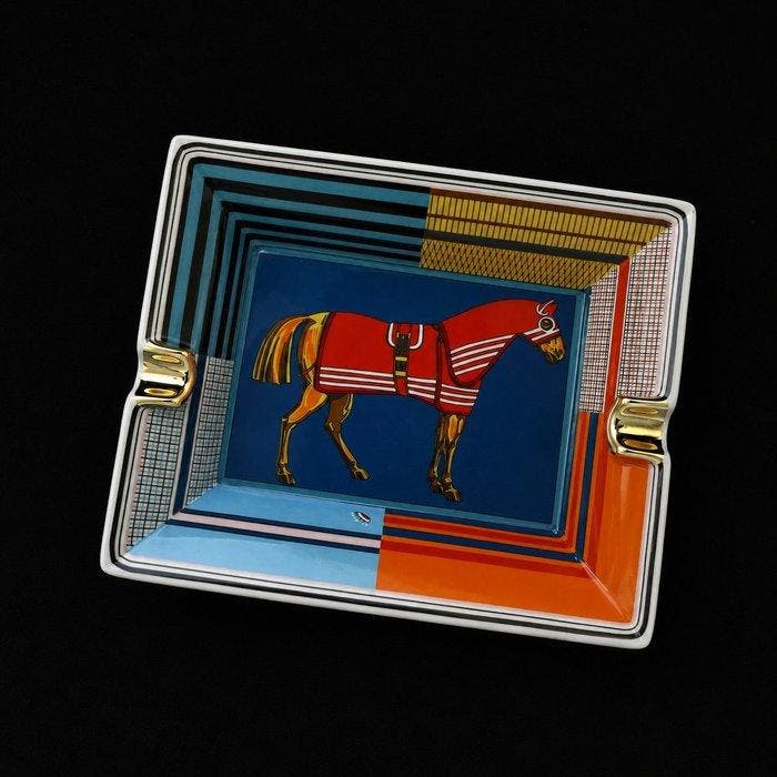 Hermès Paris - Hermès Studio - Cendrier - Cheval à la, Antiquités & Art, Curiosités & Brocante