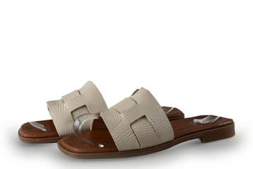 Manfield Muiltjes in maat 37 Beige, Kleding | Dames, Verzenden, Beige, Manfield, Gedragen