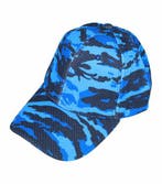 Cap Pet - Verstelbaar - Camouflageprint - One Size – Zwart, Nieuw