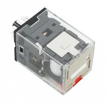 Omron MKS 3PDT 10A Relais Enfichable Avec LED Et Bouton De, Verzenden