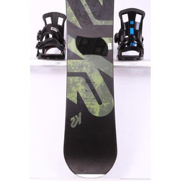 130 snowboard K2 EST. 87, black/green, p-tex topsheet, FLAT/, Sport en Fitness, Verzenden, Gebruikt