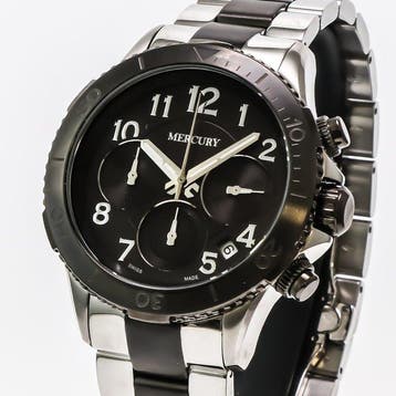 Mercury - Swiss Made Chronograph Watch - ME390-ST-2 - Zonder, Bijoux, Sacs & Beauté, Montres | Hommes