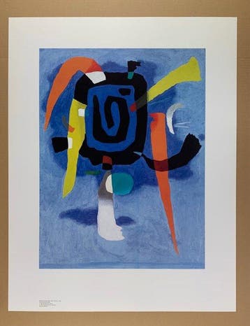 Willi Baumeister - Bluxao V, 1955 - Rare German Artprint -