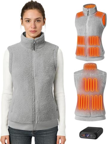 Verwarmd fleecevest dames | OP = OP, weg is pech!, Verzenden