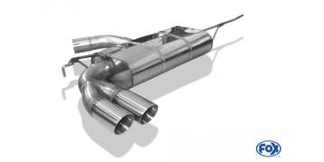 FOX VW Golf V GTI/ GTD einddemper - 2x76 type 25, Verzenden
