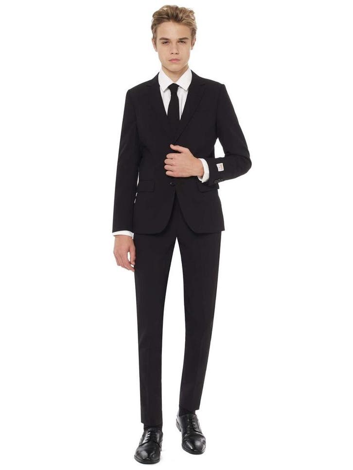 Zwart Pak Jongen Tiener OppoSuits, Kinderen en Baby's, Carnavalskleding en Verkleedspullen, Nieuw, Verzenden