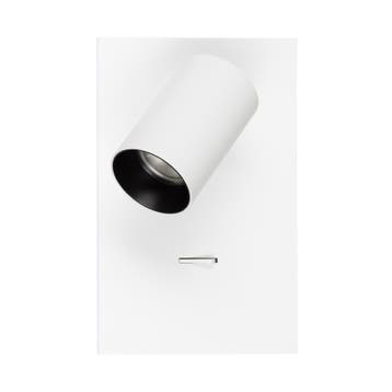 Spots opbouw Bedlamp Mila wit inclusief USB poorten, Verzenden, Nieuw