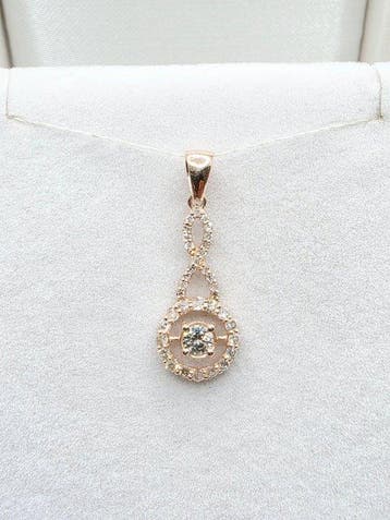 Sans prix de réserve - Pendentif - 14 carats Or rose -