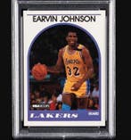 1989 NBA Hoops Magic Johnson #270 - PSA 9 - 1 Graded card, Nieuw