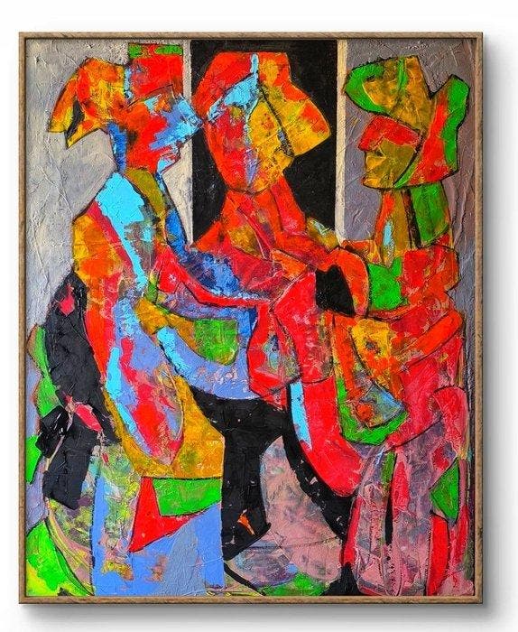 Miguel de Miguel - Nexus espiritual XL, Antiquités & Art, Art | Peinture | Moderne