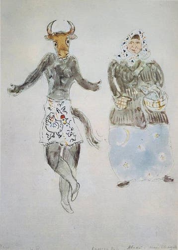 Marc Chagall (1887-1985) - 2 Lithographies signées dans la