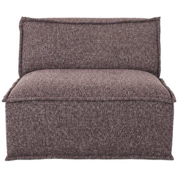 Fauteuil Roodbruin - Ongebruikt, Verzenden, 75 tot 100 cm, Zo goed als nieuw, 75 tot 100 cm