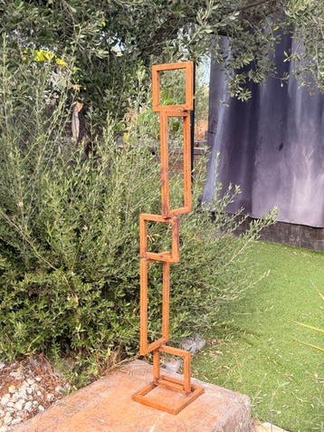 Ana Lucia B.M - Sculpture Corten - XXL - NO Reserve
