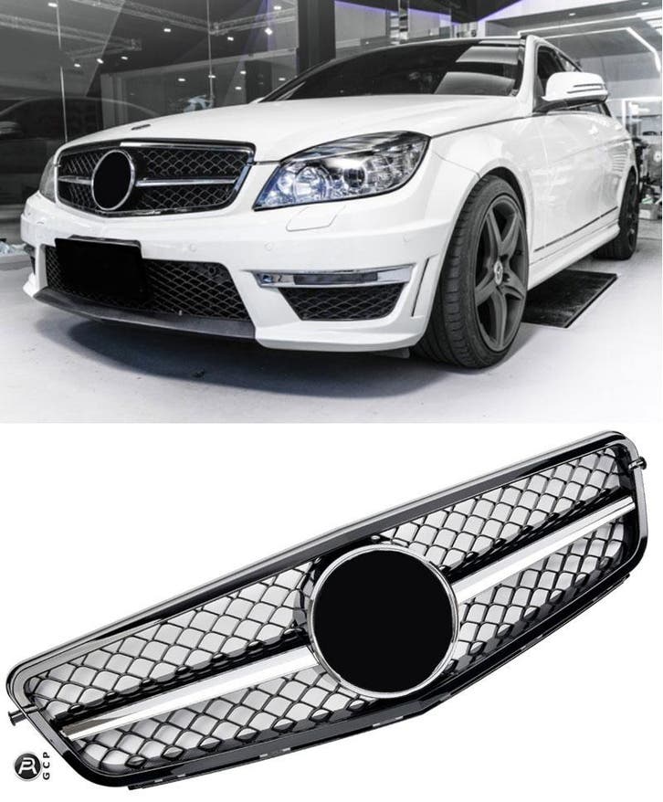 Sport Grille geschikt voor Mercedes W204 C-Klasse AMG Optiek, Autos : Divers, Accessoires de voiture, Envoi