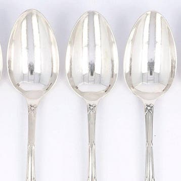 Christofle Model: Rubans Dessertlepels - Bestekset (6) -