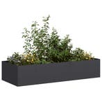 vidaXL Plantenbak 200x80x40 cm staal zwart, Verzenden, Nieuw