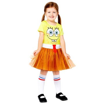 Kind Kostuum Spongebob Meisje, Verzenden, Nieuw