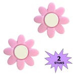 Fako Bijoux - Tennisdemper - Bloem - Roze - 2 Stuks, Verzenden