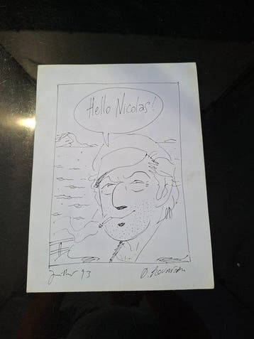 Condor - Dessin original dédicacé - Grand format - 1, Nieuw