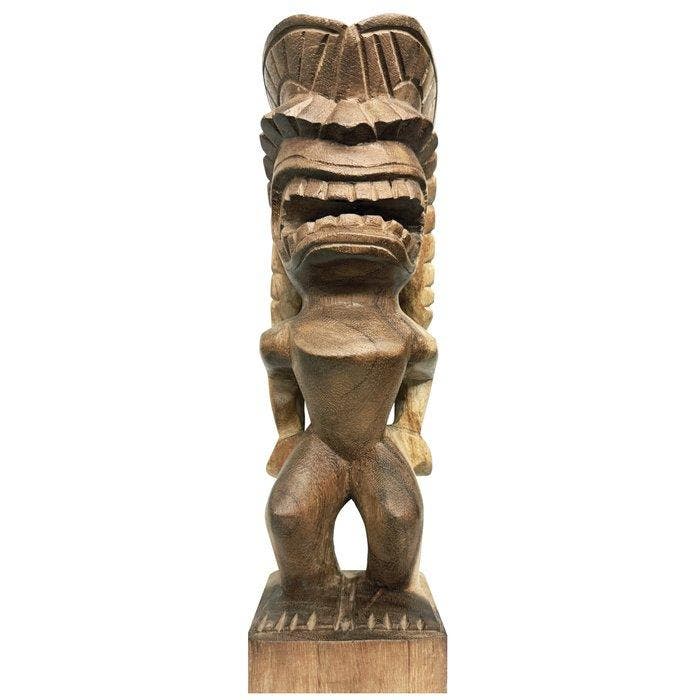 Statue of Tiki God Kanaloa - NO RESERVE! - Indonesië (Zonder, Antiek en Kunst, Kunst | Niet-Westerse kunst