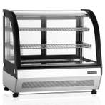 Koelvitrine | SERIE LCT | 100L | RVS/Zwart | +2°C/+8°C |, Verzenden