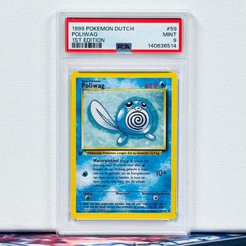 Pokémon Graded card - POLIWAG #59 1ST EDITION - Pokémon -