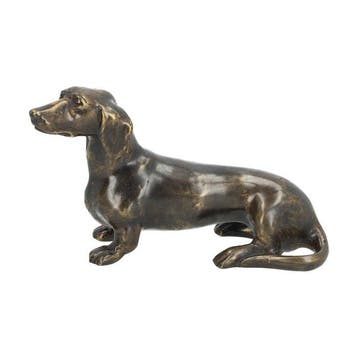 Figurine - Teckel dog - Bronze