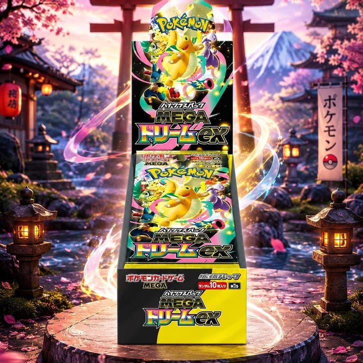Pokémon Mega Dream EX. Japanse booster box. high class set, Hobby en Vrije tijd, Verzamelkaartspellen | Pokémon, Boosterbox, Nieuw