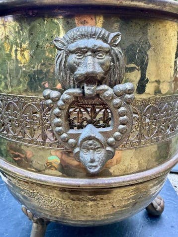 Jardinière - Laiton - Art Nouveau