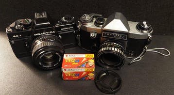 Praktica BC1 Electronic + Pentacon MC 1.8/50mm / SupercTL +, Nieuw