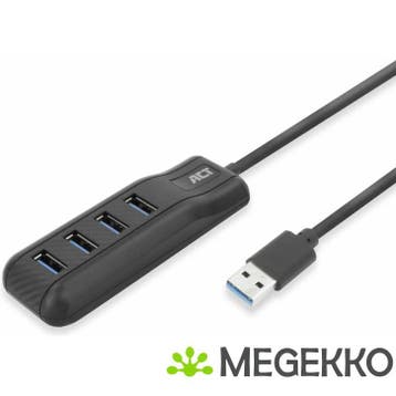 ACT USB-A hub 3.0. 4 poorts USB-A, Verzenden