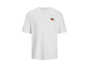 Veiling - Jack &amp; Jones Canon Wide Fit Tee Wit - XL