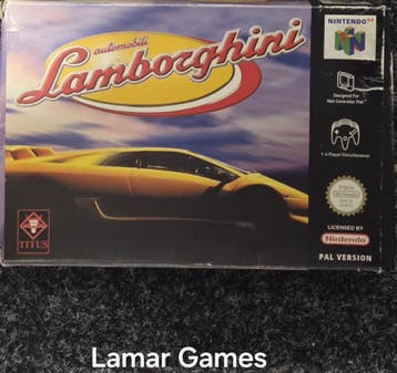 Automobili Lamborghini (Nintendo 64 tweedehands game), Games en Spelcomputers, Ophalen of Verzenden, Nieuw