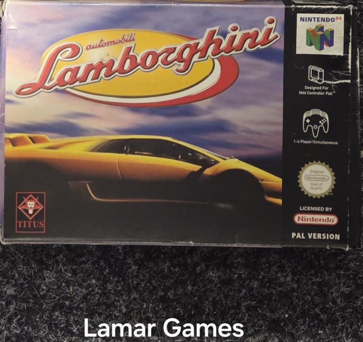 Automobili Lamborghini (Nintendo 64 tweedehands game), Games en Spelcomputers, Games | Nintendo 64, Ophalen of Verzenden