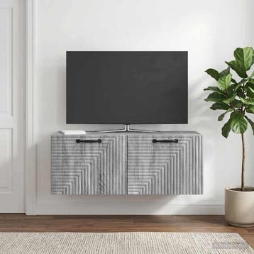 vidaXL Wandmontage TV-kast Grijs sonoma 78,5 x 31 x 30 cm, Verzenden, Nieuw