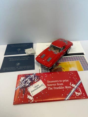 Franklin Mint 1:24 - Voiture miniature - Corvette Sting Ray